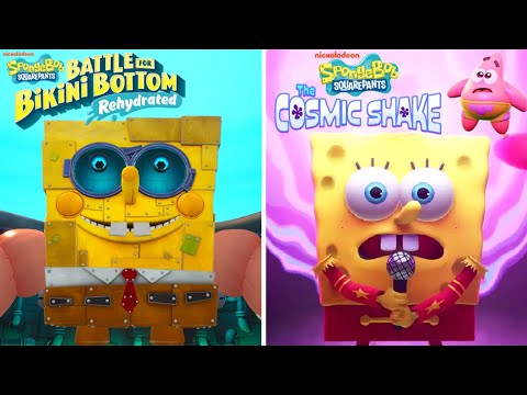 SpongeBob: Battle for Bikini Bottom Rehydrated + The Cosmic Shake - Full Game Walkthrough
