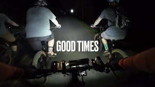 MTB Jumps in the Dark + 4 riders make Wildwood night rides more fun!