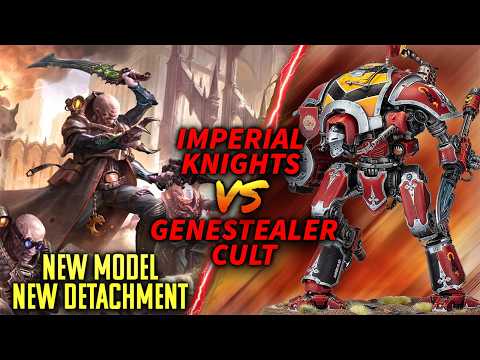 Freeblade Company Imperial Knights vs Genestealer Cults RBF81 #warhammer40k  #battlereport t