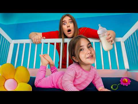 Amélya devient un BÉBÉ pendant 24H !