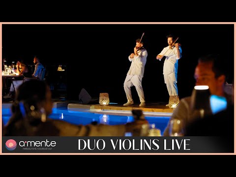 @DuoViolins Live at Amente Lefkada | Violin Covers of Popular Songs 🎻| Amente Lefkada