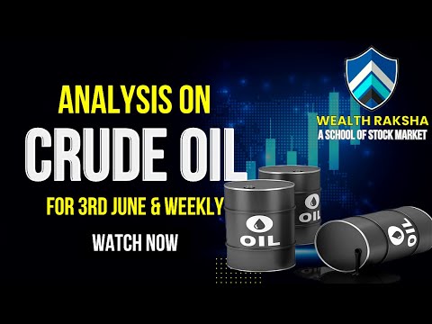 Crude Oil Prediction for 3rd Jun Monday || Crude Oil  Analysis || MCX Crude Oil News #wealthRaksha