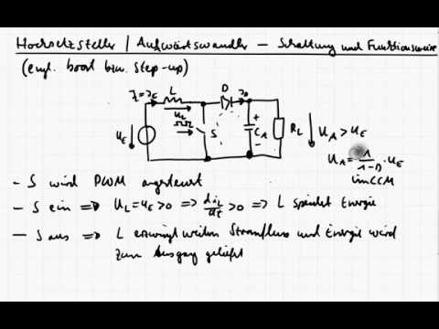 LE4_3k DC/DC Wandler - Aufwärtswandler/Hochsetzsteller - Funktionsweise