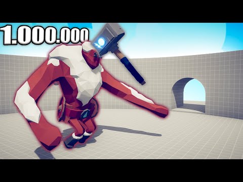 1.000.000 DAMAGE THOR'S HAMMER vs UNITS - TABS | Totally Accurate Battle Simulator 2023