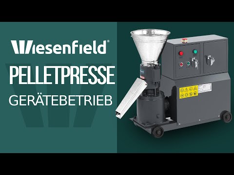 Video - B-Ware Pelletpresse - max. 100 kg/h - Ø 120 mm - abschließbares Fach