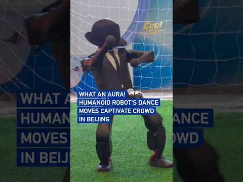 What an aura! Humanoid robot's dance moves captivate crowd in Beijing #coolchina