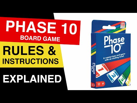 Mattel PHASE 10 - sutampančių kortų žaidimas video