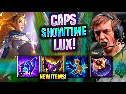 CAPS SHOWTIME WITH LUX! - G2 Caps Plays Lux MID vs Vex! | Preseason 2022