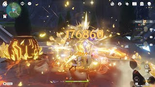 Navia Damage Showcase (F2P team)