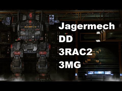 Mechwarrior Online : JM6-DD "Rac Mech" (3xRAC2, 3xMG, LE280)