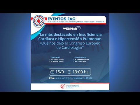 FAC Webinar - Highlights in Heart Failure and Pulmonary Hypertension