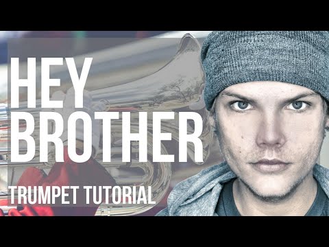How to play Hey Brother by Avicii on Trumpet (Tutorial)