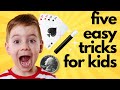 5 Easy Magic Tricks For Kids Kidsmagictricks Magictricksforkids Easymagictricks