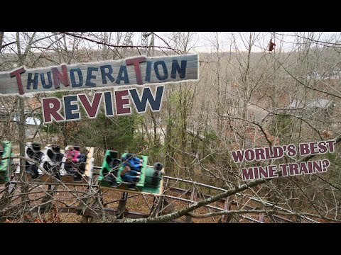 Video review of Thunderation by Canobie Coaster