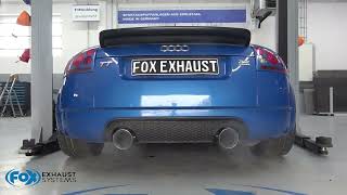 Video: Fox Edelstahl Duplex Sportauspuff-Komplettanlage ab Kat Audi TT 8N 3.2l