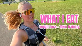 balancing fat loss and 10K training | weekly vlog