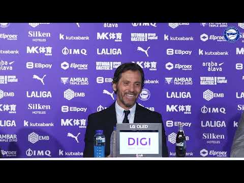 Presentación de Quique Sánchez Flores | Deportivo Alavés
