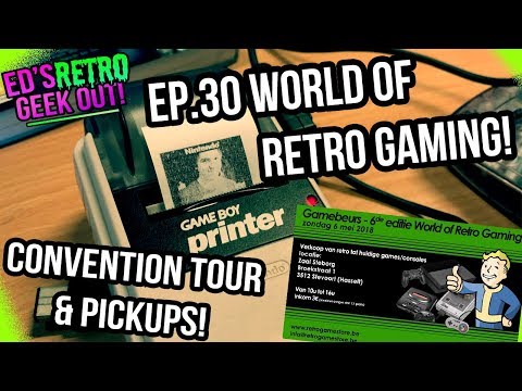 EP. 30 World Of Retro Gaming Stevoort GameBeurs  - Convention Tour & Game Pickups!
