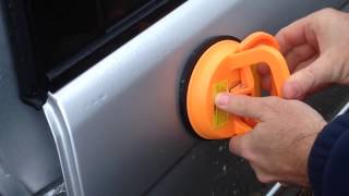 DENT REMOVAL Harbor Freight Dent Puller Suction Cup Review