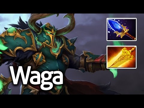 waga Dota2 [Wraith King] Super Carry with Radiance + Scepter