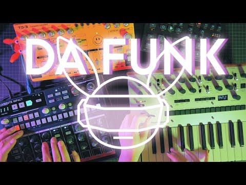 Daft Punk - Da Funk | Cover Jam with DrumBrute Impact, TD-3, Digitakt, Monologue