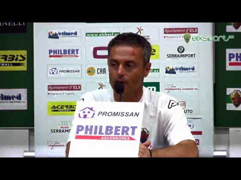 Elxsport.com Elche CF: J.2 Hércules - Elche CF - Rueda de prensa : Previa Fran Escribá