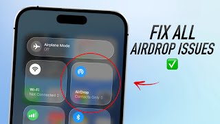 Airdrop Not Working On iPhone Fixed in 3 Minutes!