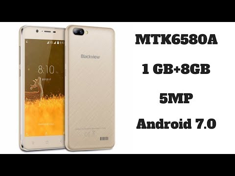 Review 📱 || Blackview Android 7.0 1GB RAM 8GB ROM 5MP Cam A7 MTK6580A Video Review !