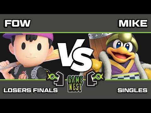 Game Nest Smash It Up: Mike (King Dedede) vs Fow (Ness) - Losers Finals