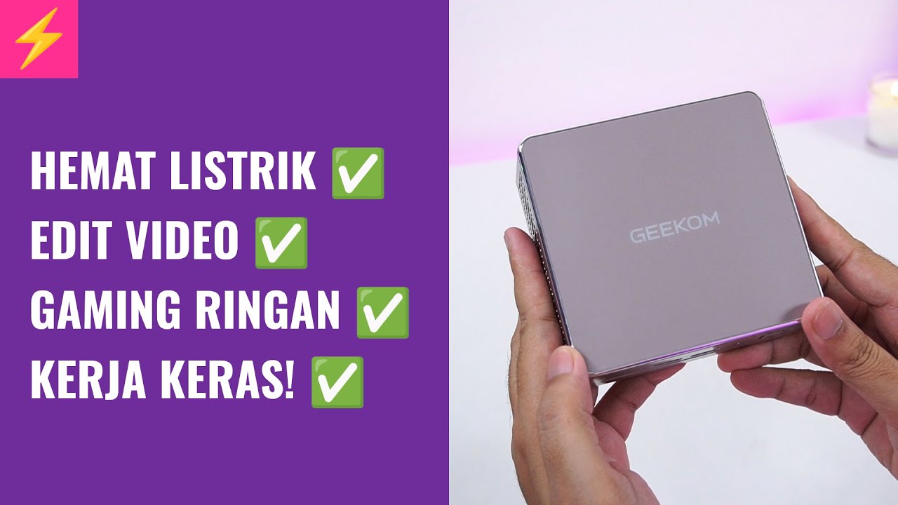 ⚡️ Kecanduan Mini PC! Review GEEKOM A5 (2025) R7-5825U