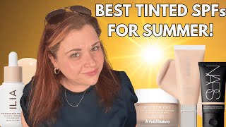 BEST TINTED SPF Review for SUMMER!  Favorite Tinted Moisturizers and Tinted SPFs!