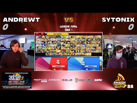AndrewT vs Sytonix - Smash Ultimate Singles Losers Final Smash Parmesan 88 - Zero Suit Samus vs Ken