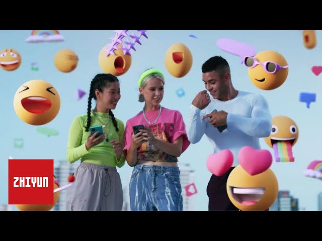 Zhiyun Smooth Q3 Combo Kit Stabilisateur Compact à Trois Axes pour Smartphone video