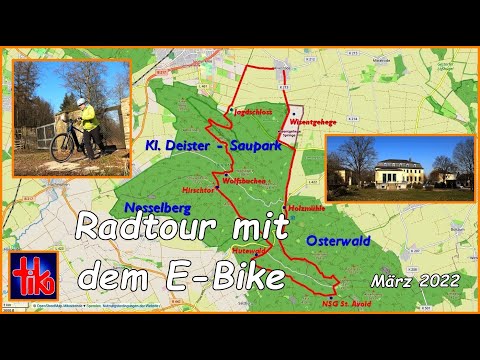 Mit dem E-Bike durch den Saupark bei Springe und den Osterwald