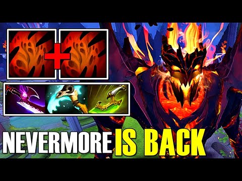 THE MOST EPIC CARRY [ Shadow Fiend ] NEVERMORE IS BACK - LATE GAME COMEBACK - GAMEPLAY