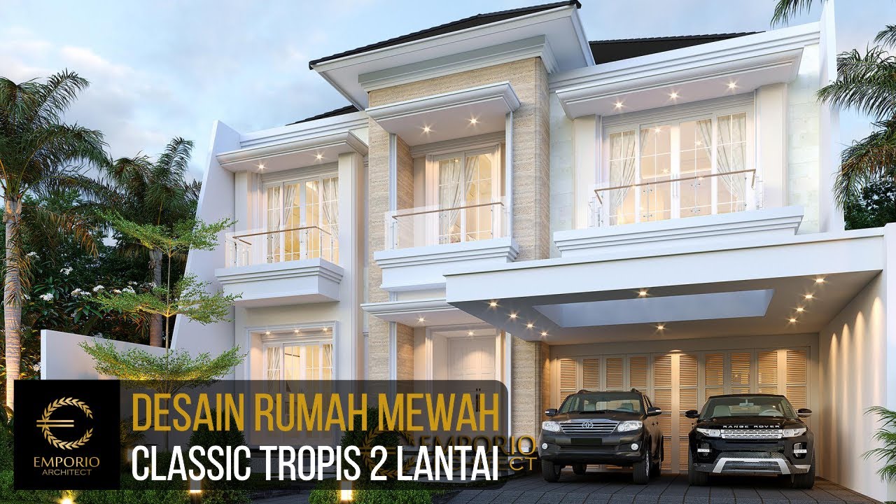 Video 3D Desain Rumah Klasik 2 Lantai Bapak RDS 1102 - Jakarta