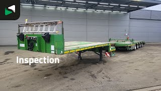 Semi-reboque baixa Meusburger MTS-4 Extendable 400cm 2xSteering Axle | Imagem 4 - Autoline