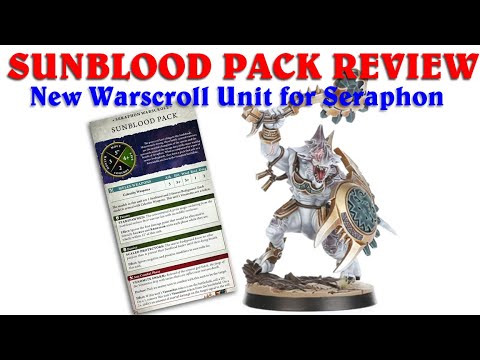 Saurus Sunblood Pack - Warscroll Review - NEW SERAPHON UNIT