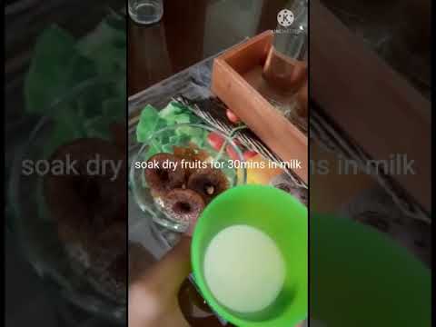 Dry fruit milk shake 😋