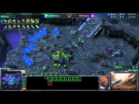 Playhem $1000 Open: QxG Destiny (Z) vs RGNSpades (T) Shakuras Plateau