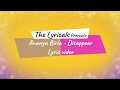 Ananya Birla - Disappear (Lyrics)