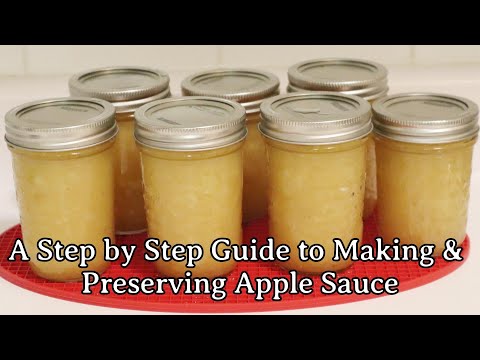 A Step by Step Guide to Making and Preserving Applesauce