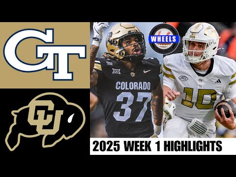 Colorado vs Georgia Tech Highlights | Week 1 | 2025 College Football Highlights