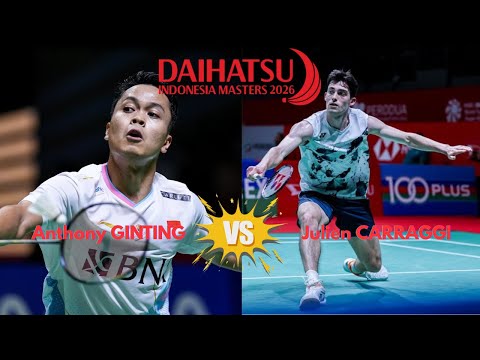 Anthony GINTING vs Magnus Julien CARRAGGI | MS INDONESIA MASTERS 2026