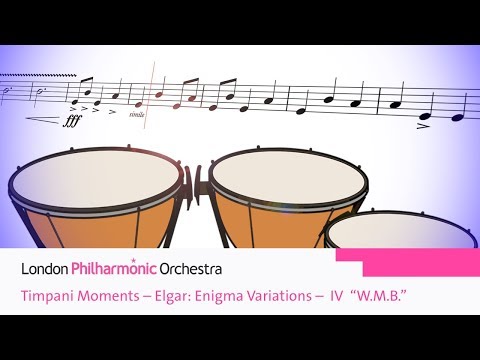 Timpani Moments – Elgar: Enigma Variations –  IV  “W.M.B.”