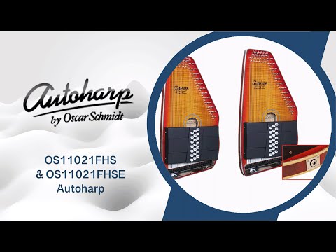 Oscar Schmidt OS11021AE | 21 Chord Acoustic Electric Auto Harp. Natural Ovangkol. New with Full Warranty! image 9