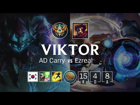 Viktor Bot vs Ezreal - KR Master Patch 8.24