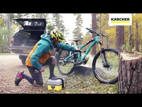 Karcher OC3 Portable Cleaning: Mountain Biking
