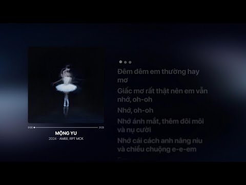 AMEE, RPT MCK - MỘNG YU (Lyrics)