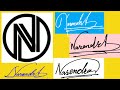 ✔️ N Signature | How to Create N Signature | Narendra Signature style | Customer N signature